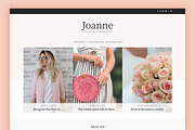 WordPress Blog Theme - Joanne, a WordPress Template by LucaThemesCom (Thumbnail 1 of 3)