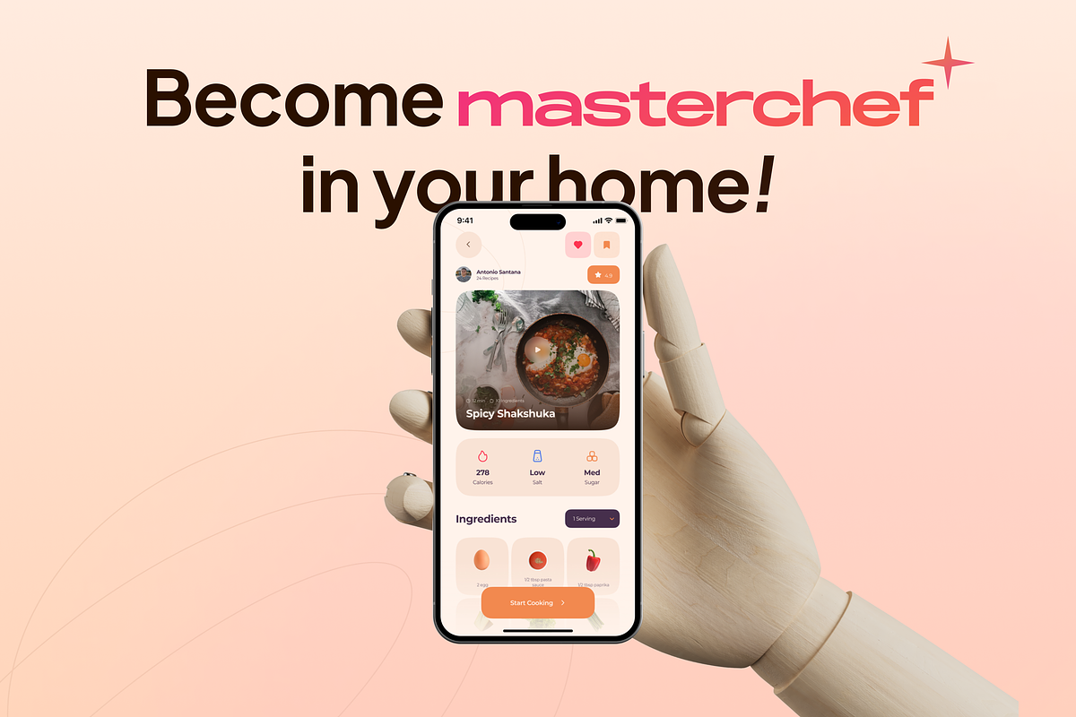 Appetit - Food Recipes App UI Kit, an UI Kit Template by Rafiq | YDN (Photo 8 of 8)