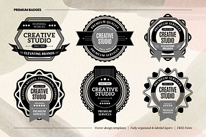 Premium Badge or Logo Designs, a Branding & Logo Template by C-Kav