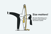 Business Pam - illustration pack, a Person Illustration by Ivan Mesaros (Thumbnail 2 of 5)