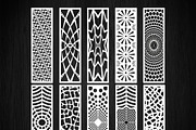 Set of 100 narrow decorative panels, a Graphic by CncCutModel (Thumbnail 6 of 6)