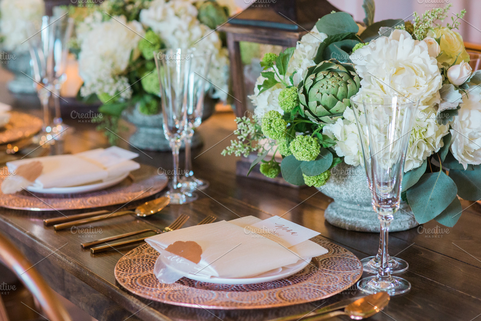 Artichoke Themed Styled Wedding, a Food & Drink Photo by S Hopkins Photo