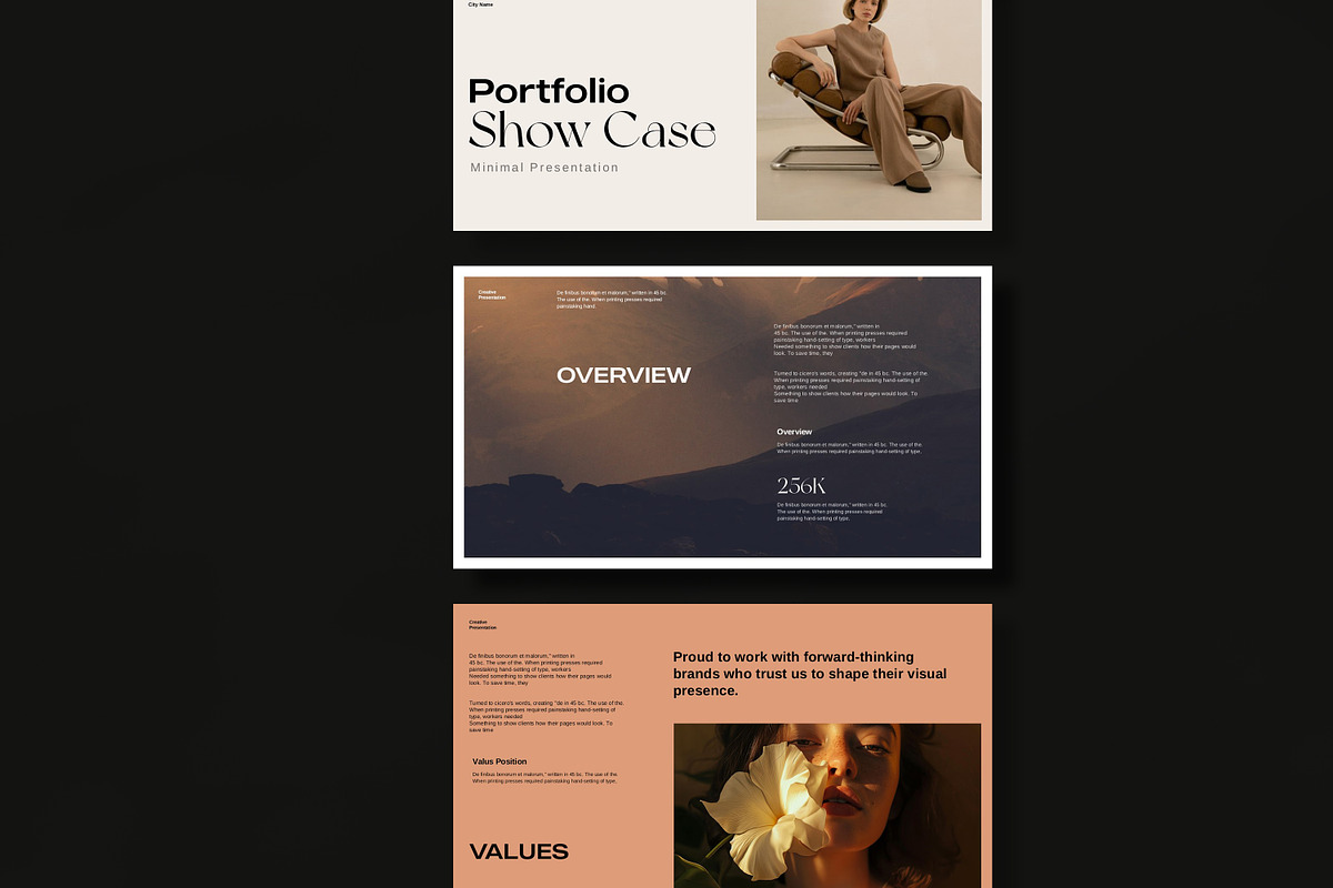 Portfolio Showcase Template, a Presentation Template by slidestock55 (Photo 7 of 12)