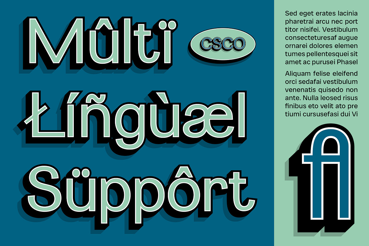 Lazario 3D, a Sans Serif Font by Craft Supply Co. (Photo 6 of 8)