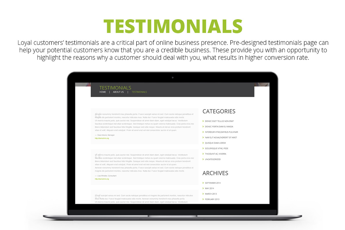 High School - WordPress Theme, a WordPress Template by Zemez (Photo 5 of 5)