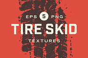 Tire Skid Mark Vectors, a Texture Graphic by GhostlyPixels (Thumbnail 1 of 7)