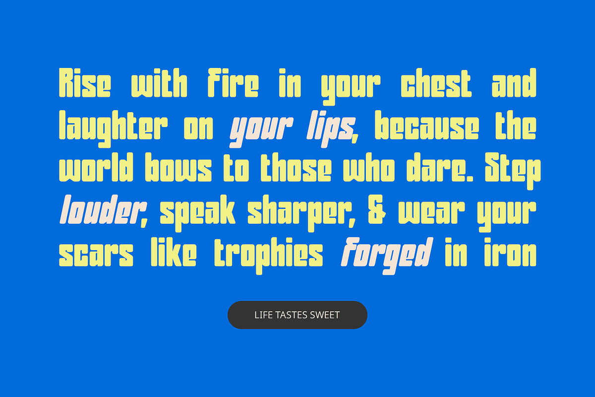 CS Glaven – Bold Font, a Sans Serif Font by Craft Supply Co. (Photo 3 of 8)