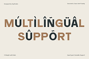 Geometric Sans - Rucent, a Sans Serif Font by Say Studio (Thumbnail 13 of 14)