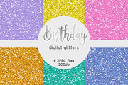 Birthday Glitter Texture, a Background Graphic by GlamArtZhanna (Thumbnail 1 of 3)