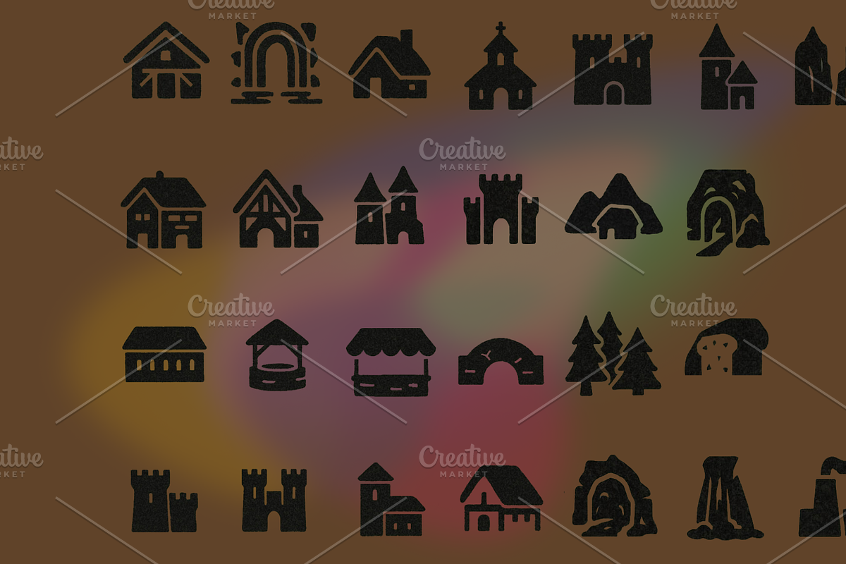 2d Medieval Map Icons, a Solid Icon by New Horizon Creators (Photo 2 of 5)