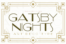 Gatsby Nights - Art Deco Typeface