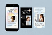 Client Testimonial Instagram Set, a Social Media Template by graphicook (Thumbnail 3 of 3)