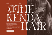 The Harid Elegant Serif Font, a Serif Font by Elegant Font (Thumbnail 3 of 7)