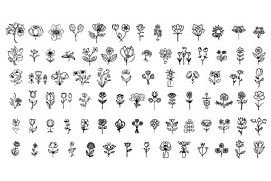 flower sign logo. flowers plant, an Object Illustration by Stock-Smart-Start