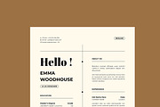 Resume CV Layout, a Resume Template by MightyDesign (Thumbnail 2 of 8)