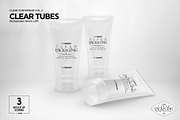Clear Cosmetic Tube Mockups, a Packaging Mockup by INCDesign (Thumbnail 6 of 9)