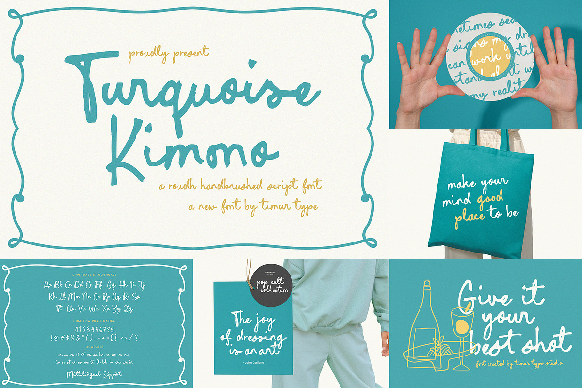 Whimsical Font Bundle - 10 Fonts, a Script Font by Timurtype (Photo 7 of 10)