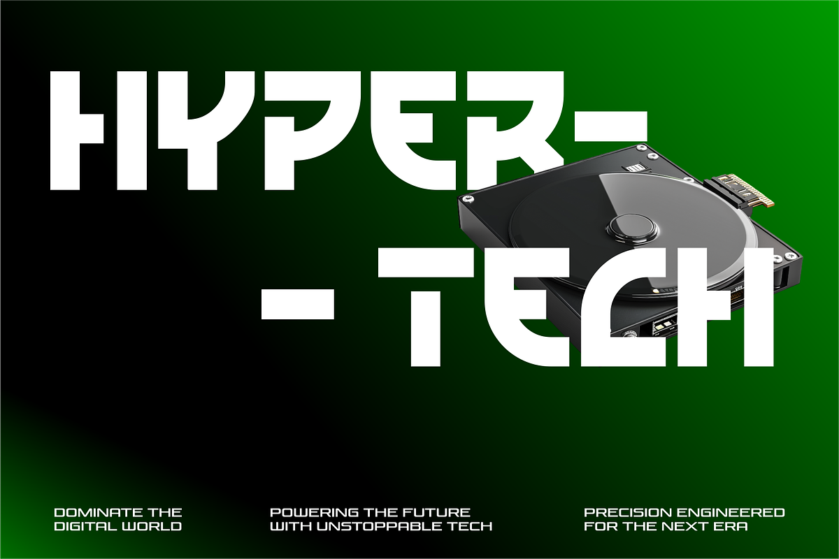 BARION- Modern Futuristic Display, a Sans Serif Font by Vroz Studio (Photo 6 of 8)