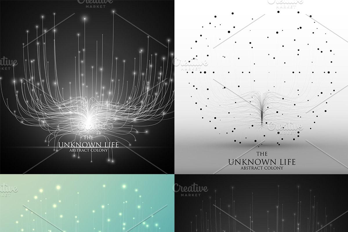 The Unknown Life. 24 Backgrounds. preview 3