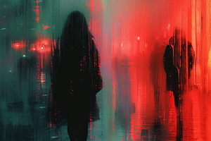 silhouettes of people in the city, a Photo by Pictures for you!!!!!!!!!