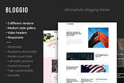 BLOGGIO-Blogger and writer WP theme, a WordPress Template by WonsterLab (Thumbnail 1 of 5)