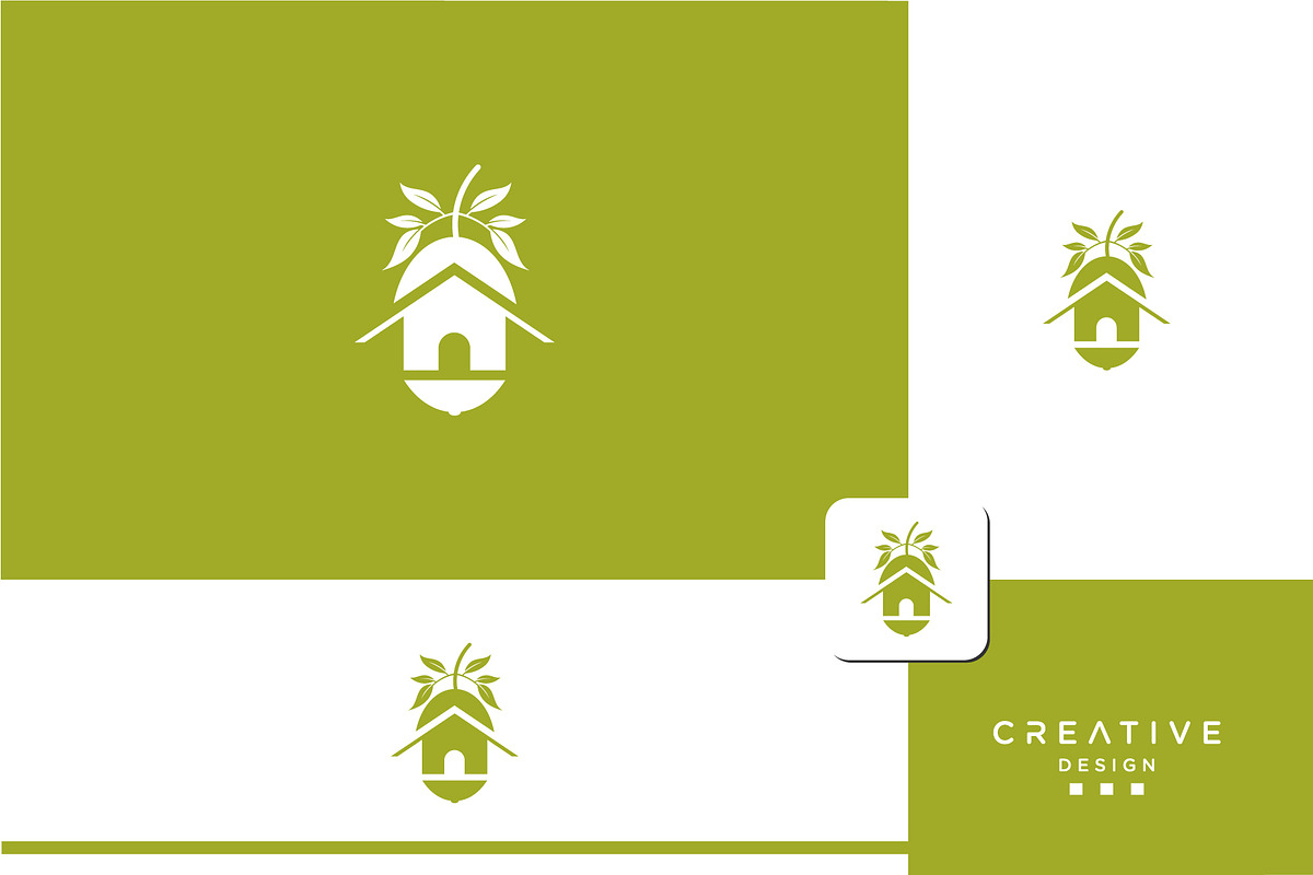 Modern logo design of an olive with, a Branding & Logo Template by art_creater (Photo 1 of 2)