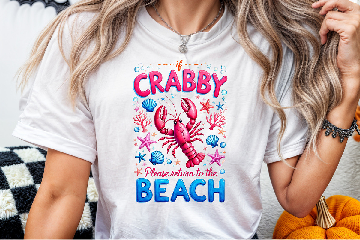 If Crabby Please Return To The Beach, a Seasonal Illustration by Sublimation Artist (Photo 6 of 9)
