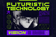 Excarion - Futuristic Font, a Sans Serif Font by Snape Design Studio (Thumbnail 4 of 5)
