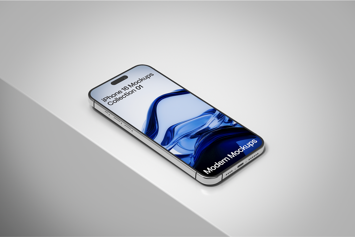 iPhone 16 Mockup Pack, an iPhone Mockup by Modern Mockups (Photo 1 of 7)