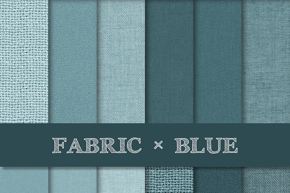 Fabric Texture Backgrounds - Blue preview 5