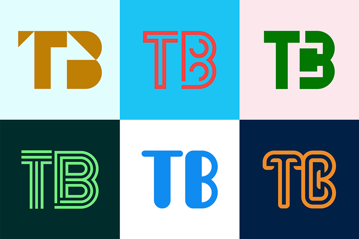 Set of letter TB logos, an Object Graphic by NataliiaVolyk
