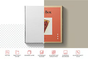Pizza Box mockup - Luxury Edition, a Packaging Mockup by megostudi0 (Thumbnail 7 of 8)