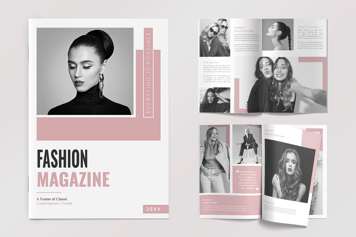 Modern Fashion Magazine, a Magazine Template by graphypix (Photo 1 of 9)