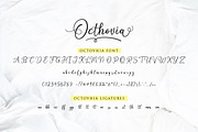 Octhovia Font Duo and Extras, a Script Font by Weape Studio (Thumbnail 8 of 12)