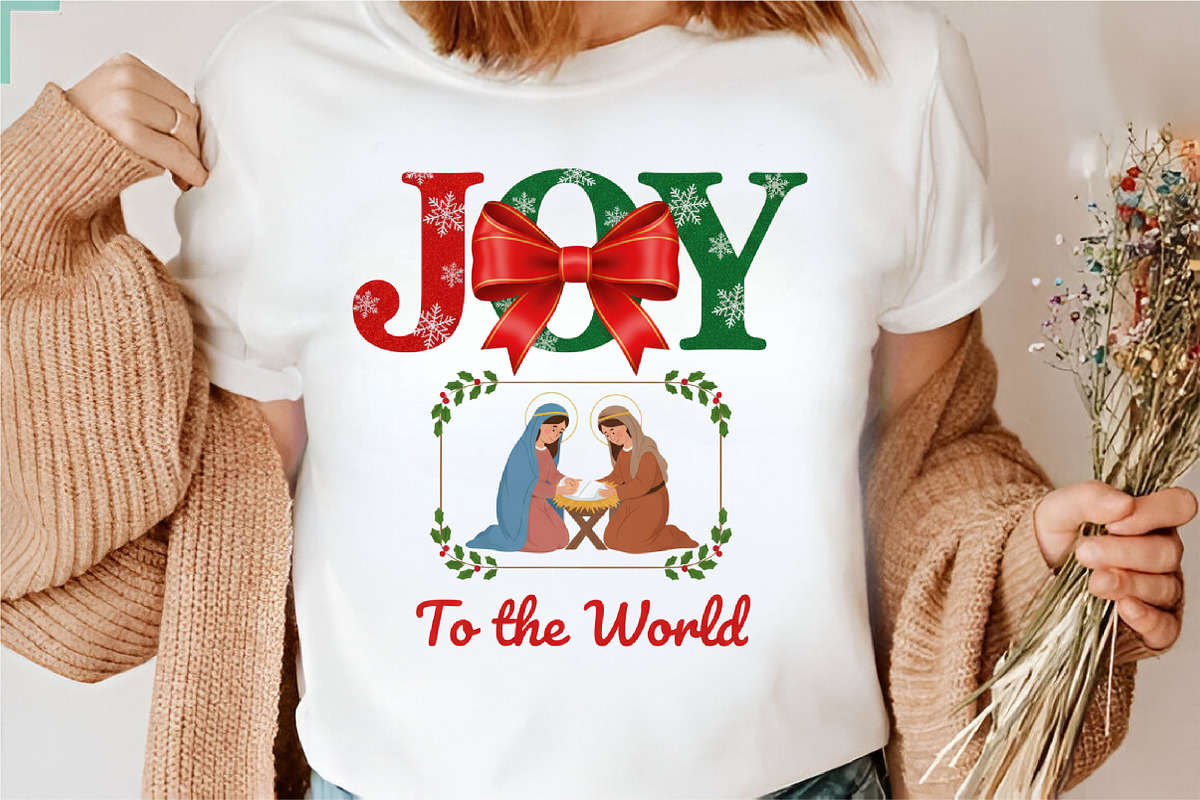 Joy to the World,Christian Christmas, an Illustration by Designking (Photo 3 of 5)