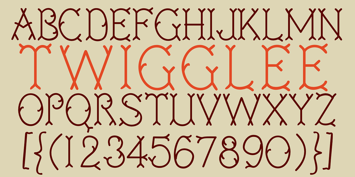 Twigglee, a Handwritten Font by Ingrimayne Type (Photo 2 of 5)
