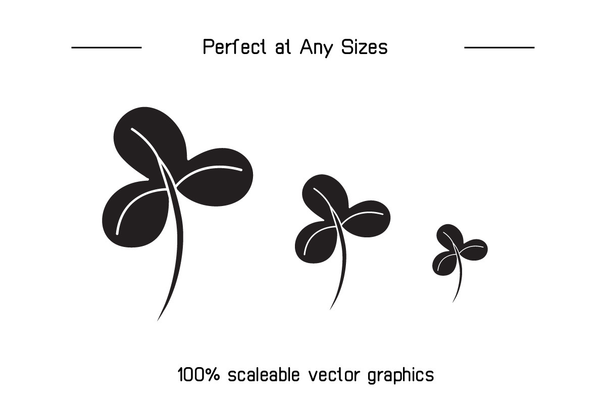 Leaf Glyph Icons Set, a Solid Icon by Designfour (Photo 6 of 7)