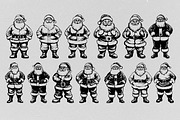 80 Santa Claus Illustration Vector, a Person Illustration by Alternate Studio (Thumbnail 4 of 8)