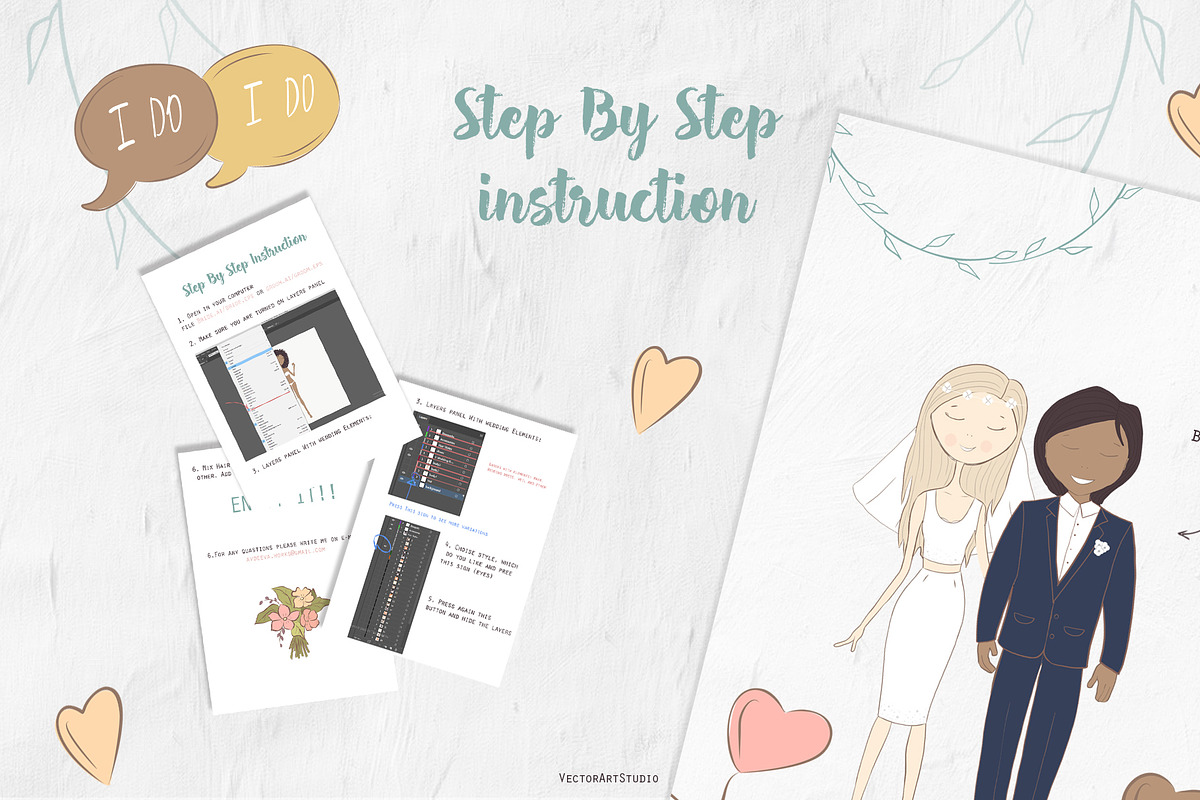 Wedding Cards creator, an Object Illustration by SketchCliparts (Photo 10 of 11)
