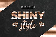 Foiled Photoshop Styles preview 2