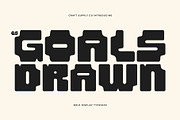 CS Goals Drawn, a Sans Serif Font by Craft Supply Co. (Thumbnail 1 of 8)