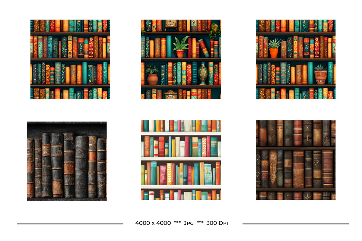 Stuff of Shelves Bundle, a Pattern Graphic by karenfoleyphoto (Photo 3 of 9)