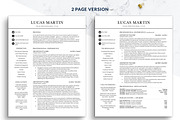 Modern Simple CV Resume Word, a Resume Template by BestResumes.Co (Thumbnail 2 of 8)