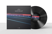 Vinyl Record Mockup 3, a Packaging Mockup by KIPET (Thumbnail 7 of 15)