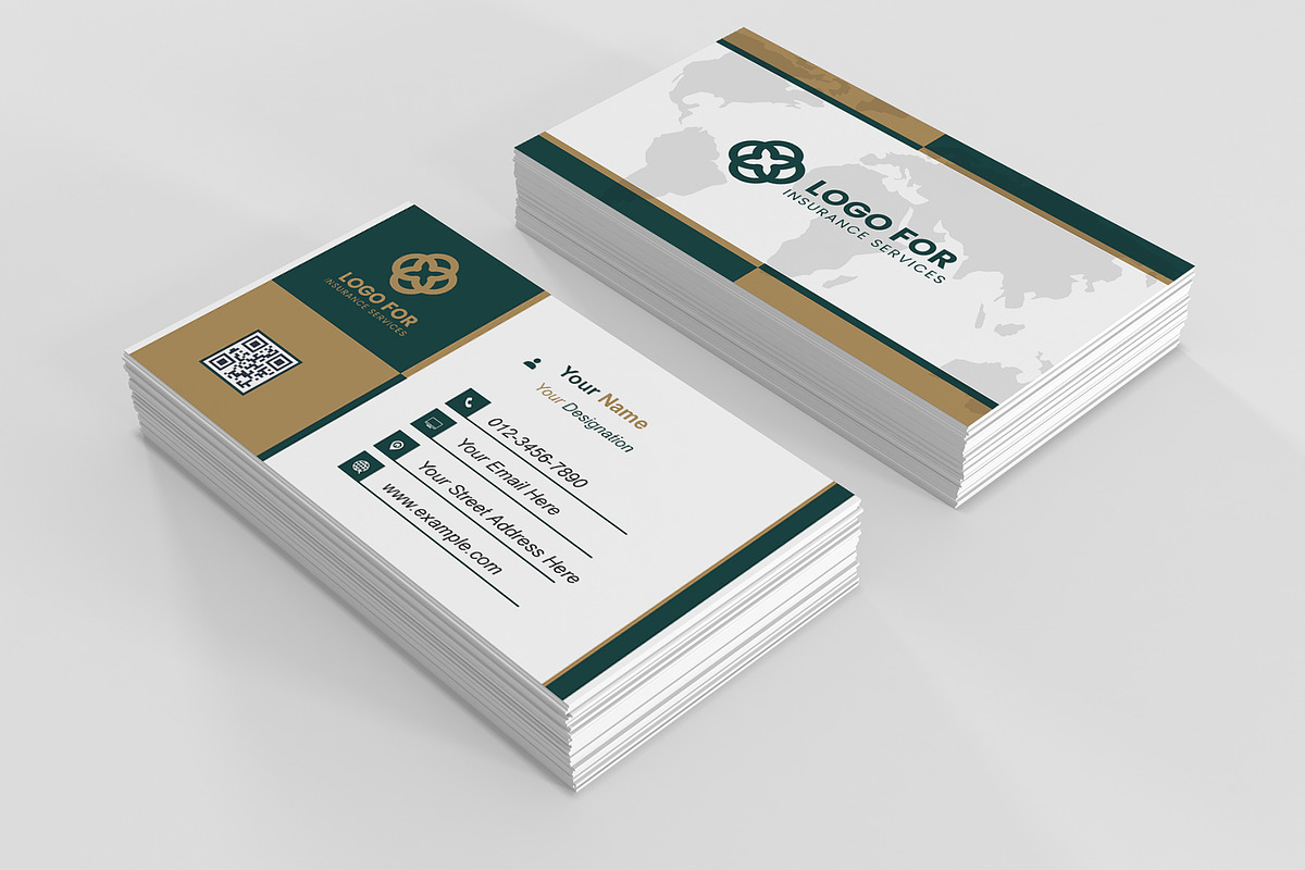 Simple Business Card Template PSD preview 2