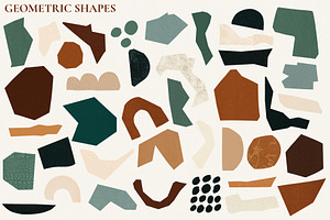 Boho Abstract Shapes Collage Creator