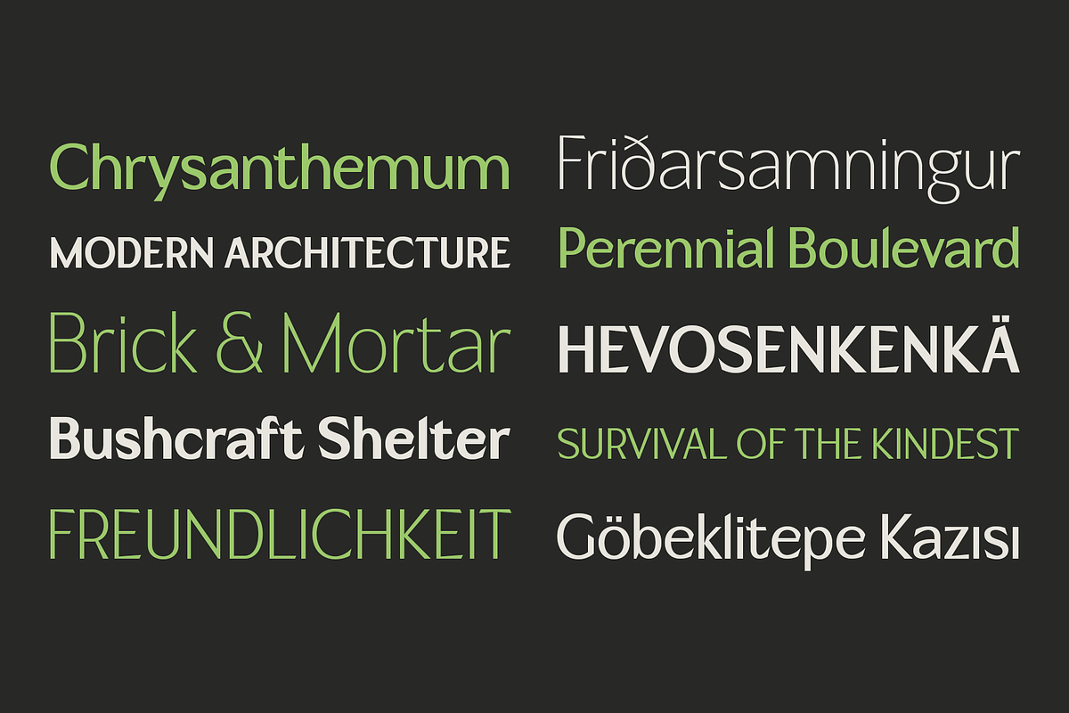 Hydrella | A Sharp New Sans, a Sans Serif Font by Ayca Atalay (Photo 4 of 10)