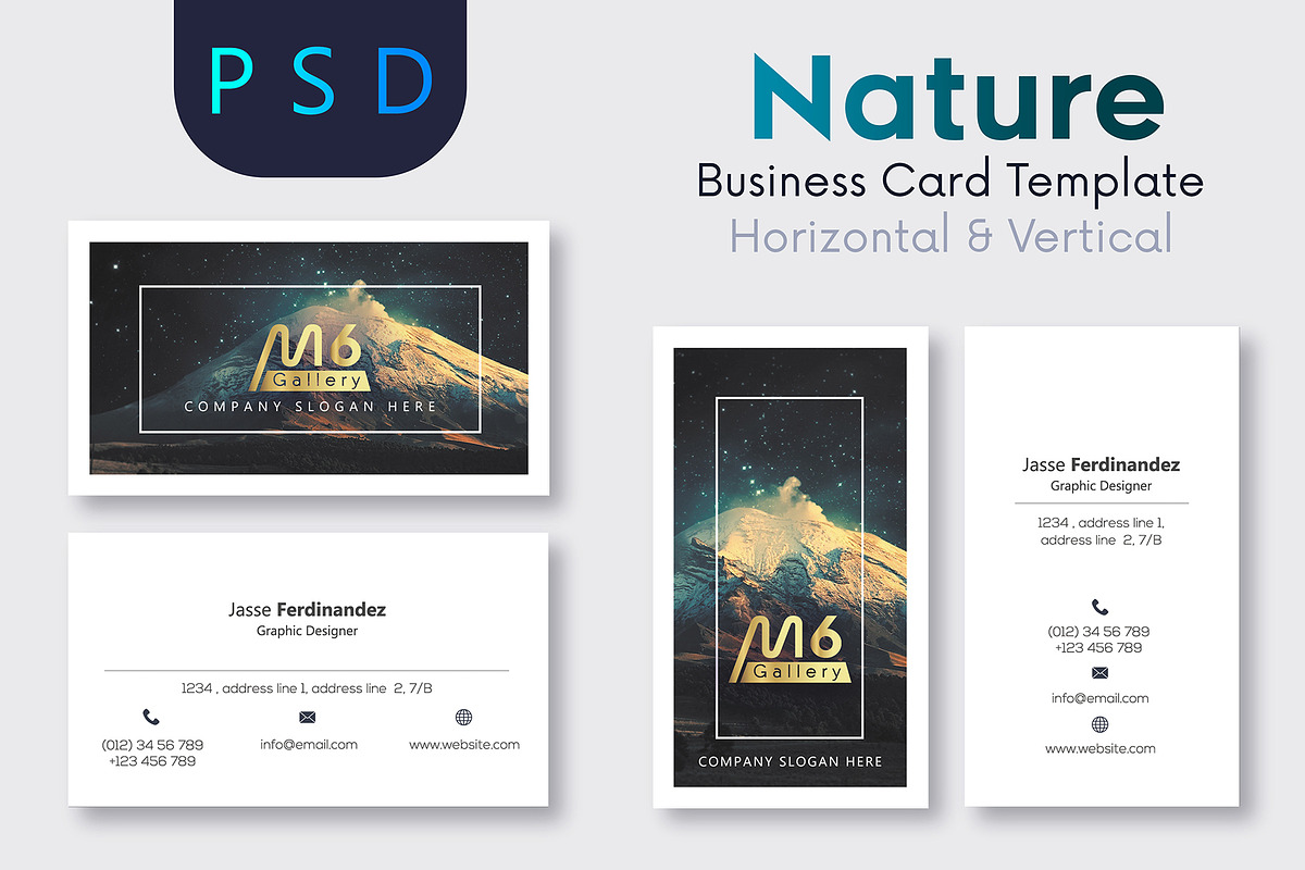 Unique 50 Business Card Bundle, a Business Card Template by M6 Gallery (Photo 77 of 151)