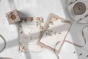 Fergus & Raine (Geometric Floral), an Invitation Template by EvitePapery (Thumbnail 2 of 5)