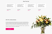 Flowers Responsive One Page Theme, a Landing Page Template by IceTemplates (Thumbnail 3 of 3)